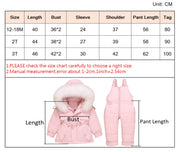 Children Coat Jacket-Jumpsuit Kids Toddler Girl Boy Clothes 2pcs Winter Outfit Suit Warm Baby Overalls Clothing Sets