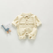 Boy Treasure Frock Romper Traje casual de una pieza Ropa de bebé