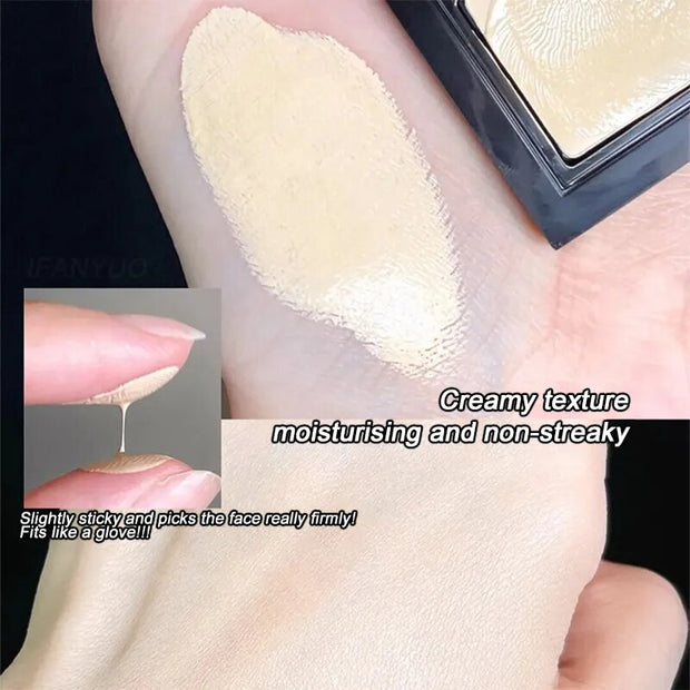 Creamy Mousse Concealer Palette Coverage Dark Eye Circles Matte Highlight Skin Tone Face Moisturizing Concealing Cream