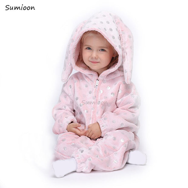 Children Unicorn Pajamas Boy and Girl Cartoon Animal Pajama Sleepwear Hoodie