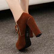 New Women Pumps Shoes High Heel Ankle Boots Winter Desing