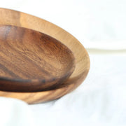 Serving Plates Dinnerware Round Centerpiece Tableware High Quality Wood