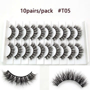 5D Mink Eyelashes Long Lasting Mink Lashes Natural Dramatic Volume Eyelashes Extension Thick Long