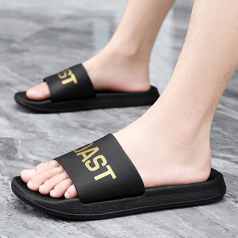 Summer Men Fashion Slippers Shoes Comfortable Beach Flip Flops