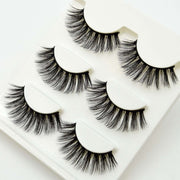 10 Pairs Mink Lashes Make Up Faux Mink Lashes Hand Made Eyelashes Reusable Eyelash Crisscross Q01