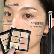 Creamy Mousse Concealer Palette Coverage Dark Eye Circles Matte Highlight Skin Tone Face Moisturizing Concealing Cream