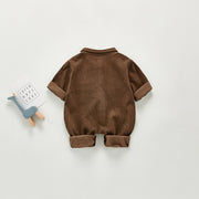 Boy Treasure Frock Romper Casual One-Piece Suit Baby Clothes