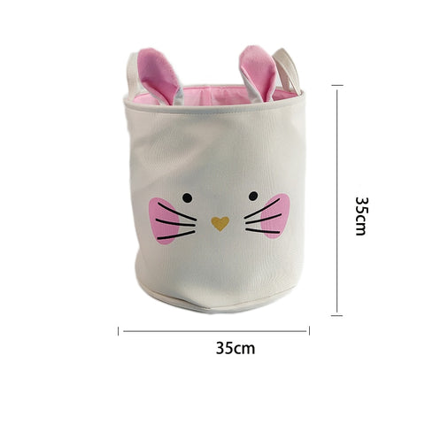 Foldable Storage Basket Cartoon Dinosa Kids Toys Canvas Storage Basket Dirty Clothes Laundry Container Barrel Home Organizer