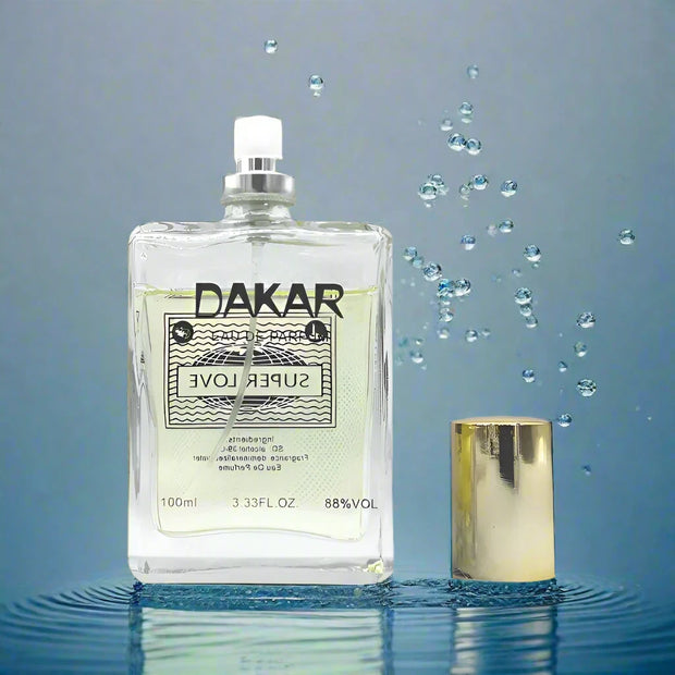 DAKAR Eau De Perfume Unisex Pheromone Fragrance Long Lasting 3.33 Fl Oz