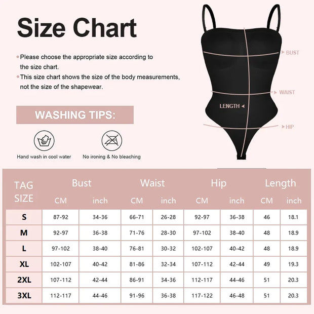 Bustier Top Strapless Bodysuit Women Shapewear Tummy Control Body Shaper Waist Trainer