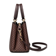 Elegant Women's Handbags High Quality Leather Top-Handle Sac Big Capacity Crossbody Shoulder Bag