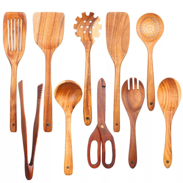 Special Kitchen Wooden Kitchen Cooking Utensils Sets 5-8-10Pcs