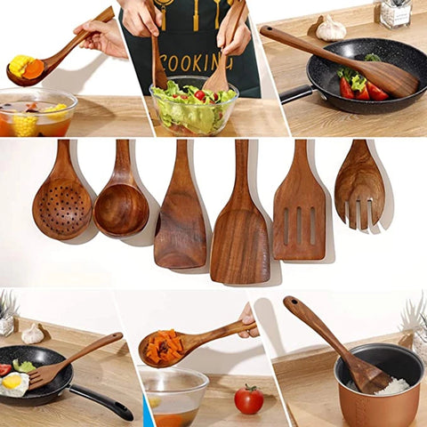 Special Kitchen Wooden Kitchen Cooking Utensils Sets 5-8-10Pcs