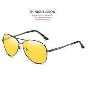 Photochromic Pilot Polarized Sunglasses Men Women Driving Chameleon Discoloration Sun glasses Shades Oculos De Sol