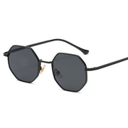 Polygon Sunglasses Men Octagon Metal for Women Luxury Brand