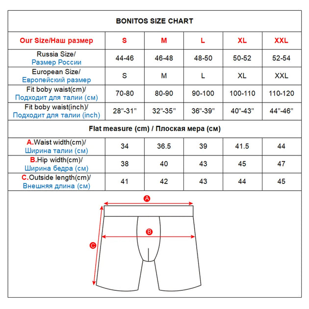 New Boxer Long leg Men Underwear Natural Cotton Top Brand Soft – Amaia ...