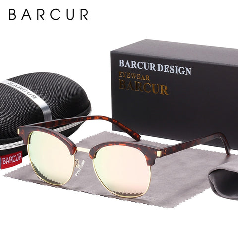 BARCUR Women Sun Glasses Men Sunglasses Polarized Shades Female Oculos lunette de soleil femme