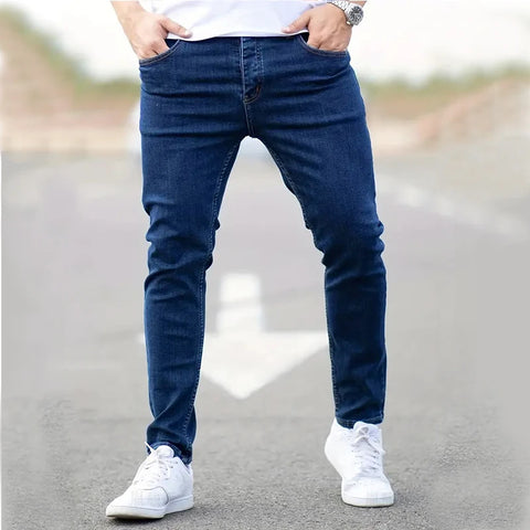 Stretch Skinny Jeans Fashion Casual Slim Fit Denim Brand Clothes