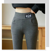 Winter Thermal Thicken Leggings Super Thick High Stretch Lambswool Fleece Lined Tights Sexy Skinny Fitness Woman Pants