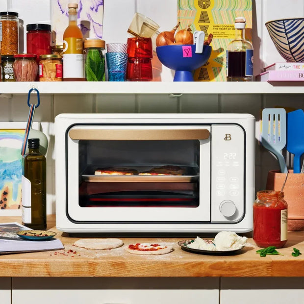 Beautiful 6 Slice Touchscreen Air Fryer Toaster Oven by Drew Barrymore