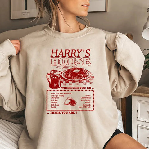 Sweatshirt Harry's Home New Album Pullover As It Was Hoodie HS Crewneck Sweatshirts