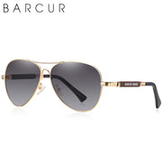 BARCUR Original hombres gafas de sol polarizadas Anti luz azul proteger hombres gafas de sol mujeres piloto UV400 gafas