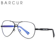 BARCUR Original hombres gafas de sol polarizadas Anti luz azul proteger hombres gafas de sol mujeres piloto UV400 gafas