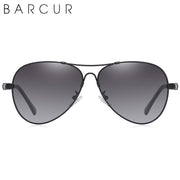 BARCUR Original hombres gafas de sol polarizadas Anti luz azul proteger hombres gafas de sol mujeres piloto UV400 gafas