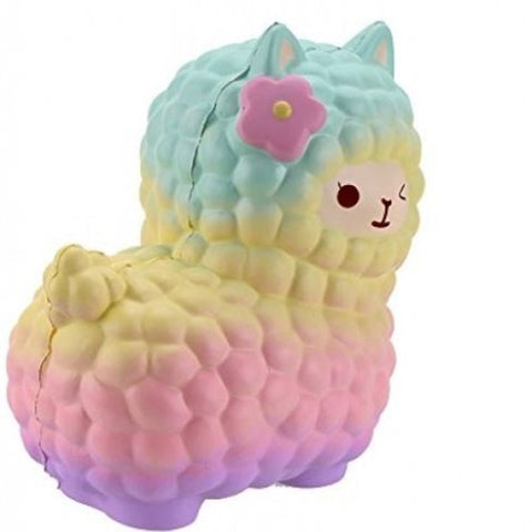 Jumbo oveja alpaca squishy lindo galaxy lento aumento animal squishy squish venta al por mayor exquisito regalo para niños