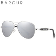 BARCUR Original hombres gafas de sol polarizadas Anti luz azul proteger hombres gafas de sol mujeres piloto UV400 gafas