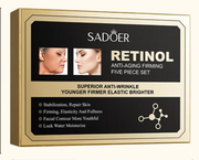 SADOER Retinol Anti-Aging Firming 5Pcs Set Superior anti-wrinkle younger firmer elastic brighter