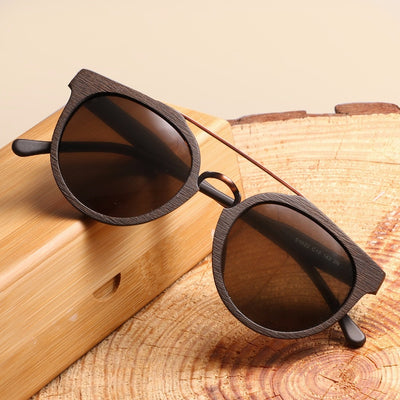 New Design Vintage Acetate Wood Sunglasses For Men/Women