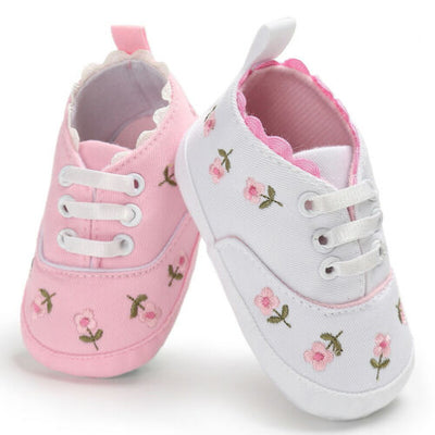 lioraitiin Verano Bebé Niña Suela Suave Cuna Niño Lona Linda Flor Zapatillas Zapatos