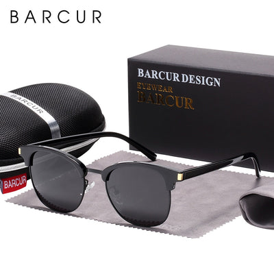 BARCUR Women Sun Glasses Men Sunglasses Polarized Shades Female Oculos lunette de soleil femme