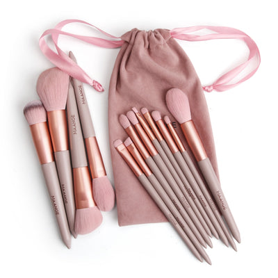 Pro 4/13Pcs Makeup Brushes Set Face Eye Shadow Foundation Beauty Tool with Bag