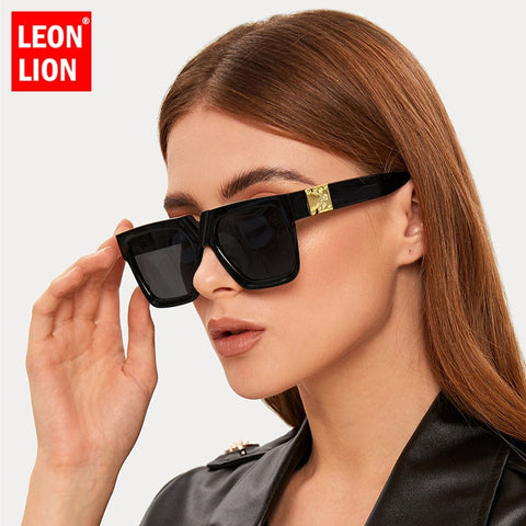 Gafas de marca de lujo para mujer/hombre gafas de sol de gran tamaño